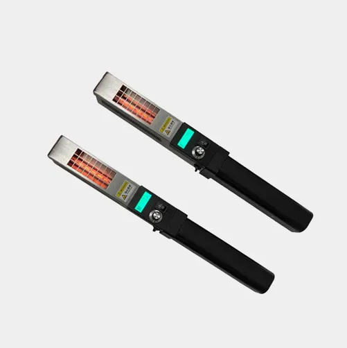 Red steel light source test bar