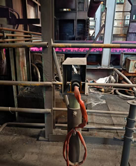 Application ng Fiber Optic Laser Detector sa Continuous Casting Production Line